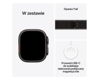 APPLE Watch Ultra 3 GPS + Cellular 49mm Czarny/Opaska Trail (Czarna)- rozmiar M/L - 1362462 - zdjęcie 7